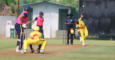 Uganda Men's team on tour of India for T20 World Cup preparatory camp 4